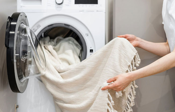 انتخاب دمای آب با توجه به رنگ و جنس لباس