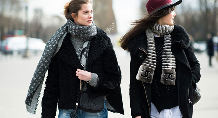 انتخاب شال و روسری مناسب