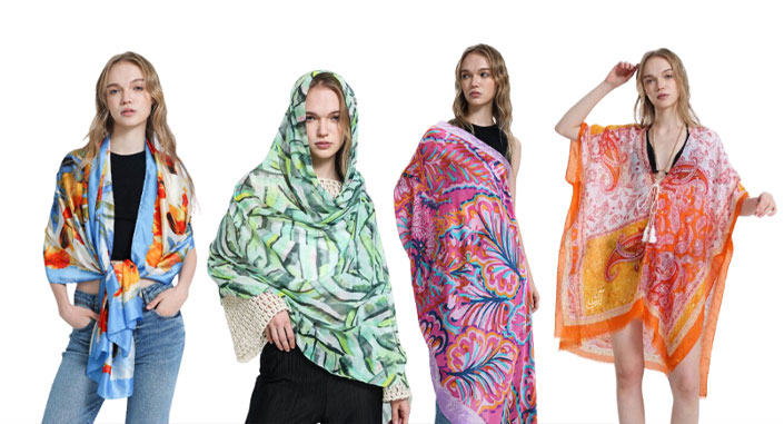 طرح و رنگ روسری 