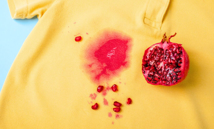 لکه آب میوه