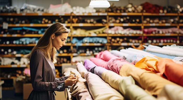 در انتخاب پارچه لباس دقت کنید