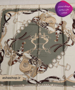  روسری ابریشم طرح ناریا