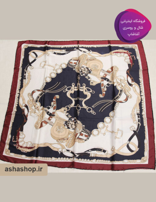  روسری ابریشم طرح ناریا