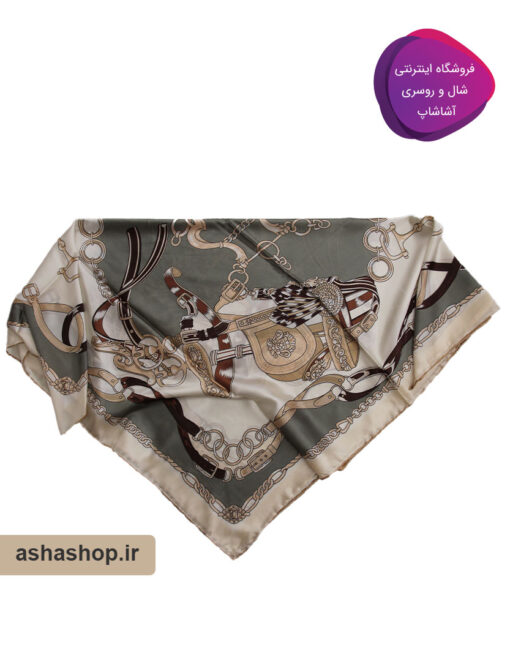  روسری ابریشم طرح ناریا