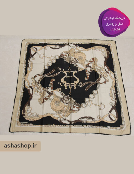  روسری ابریشم طرح ناریا