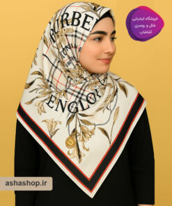 روسری ابریشم توییل طرح بربری