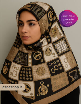 روسری نخی طرح آیسان