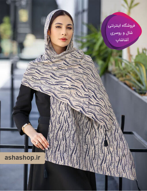 شال پلیسه طرح آنا