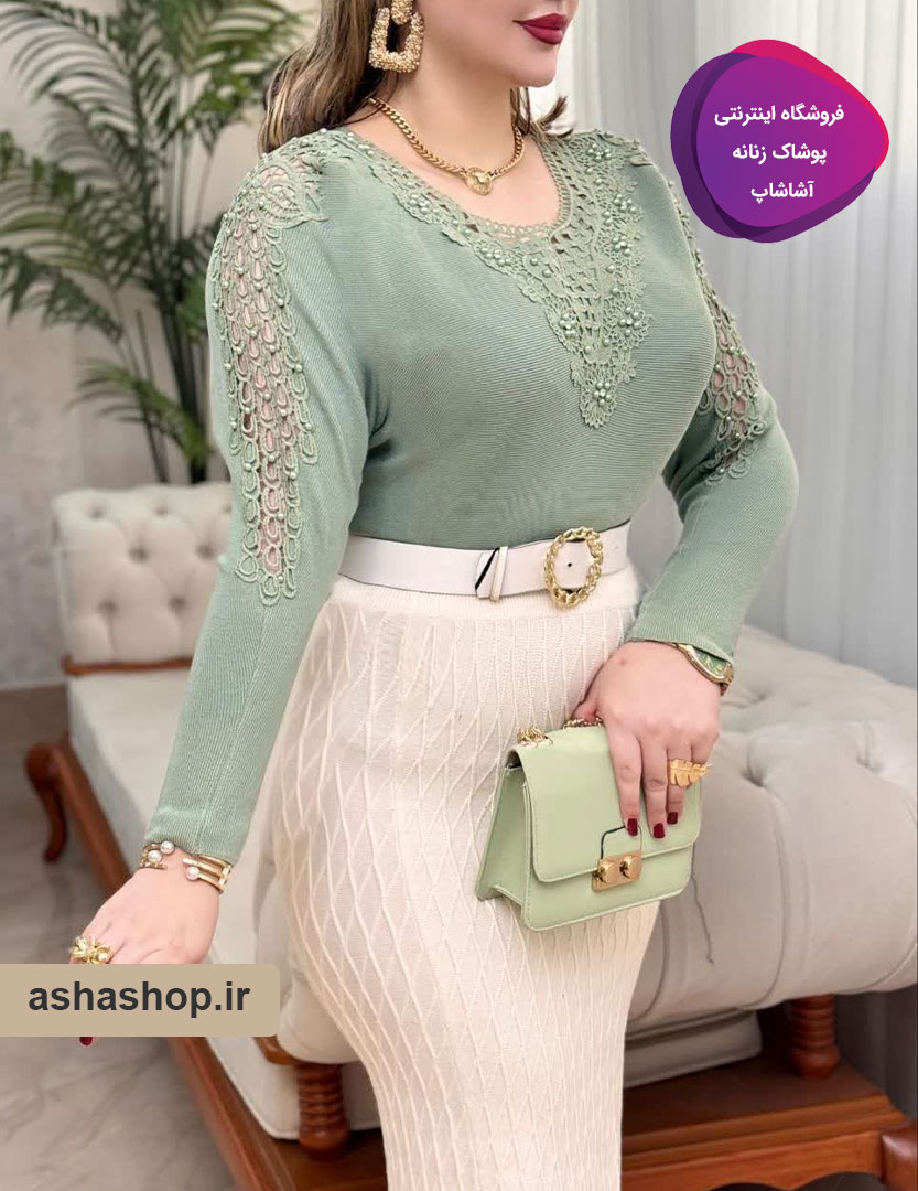 بلوز بافت مدل ویدا