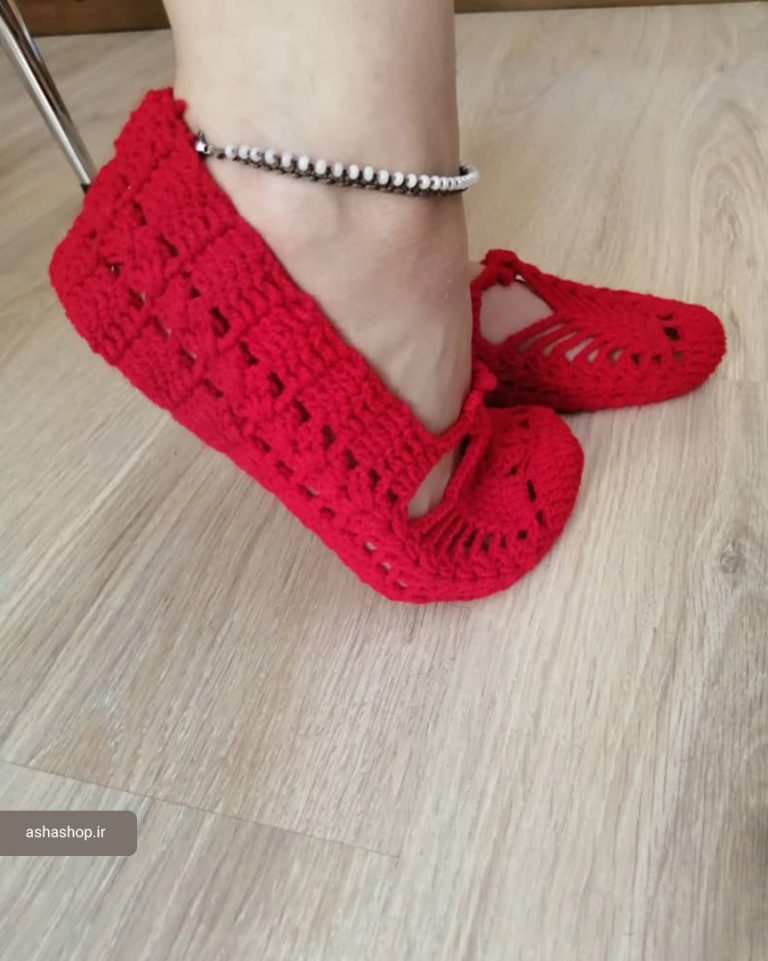 پاپوش دستبافت مدل السا