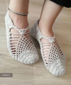 پاپوش کاموایی مدل السانا