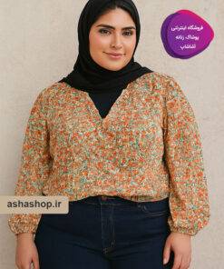 شومیز گلدار طرح کلناز