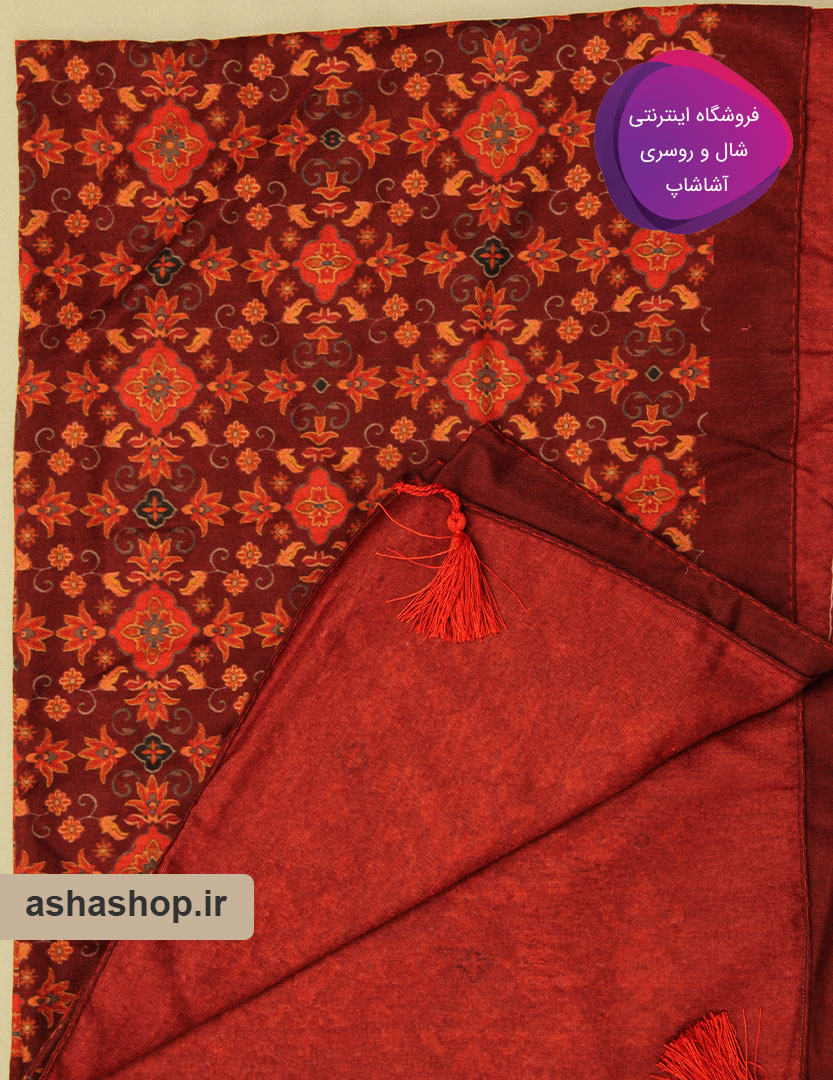 شال دوروی موهر طرح اَنارچهر