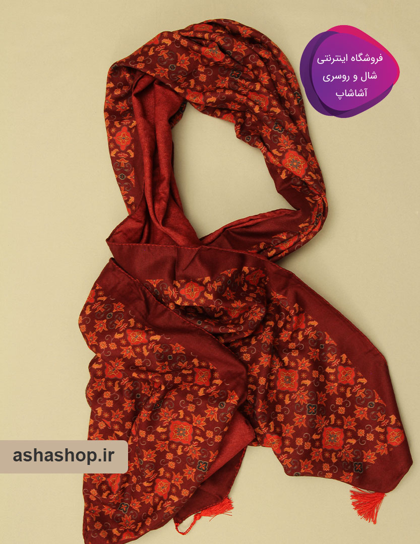 شال دوروی موهر طرح اَنارچهر
