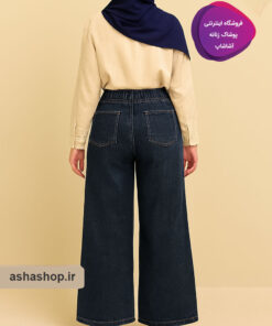 شلوار دمپا گشاد جین طرح السا