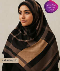 روسری حریر نخ طرح دیبا