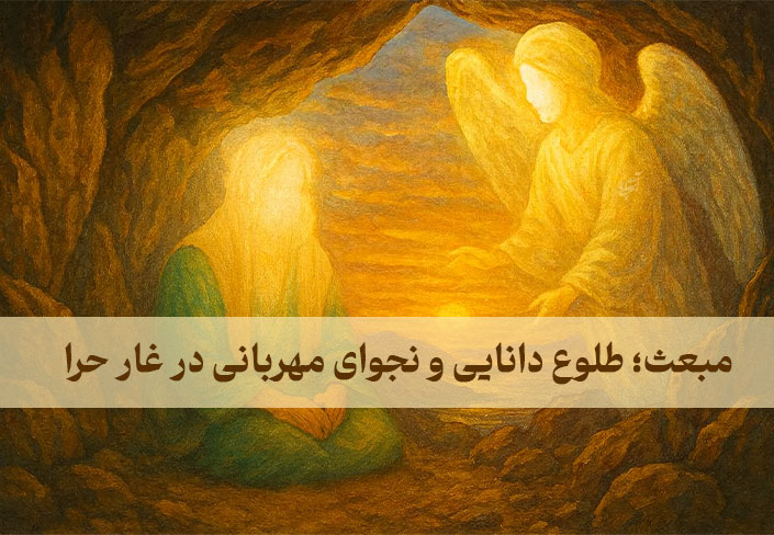 مبعث؛ طلوع دانایی و نجوای مهربانی در غار حرا