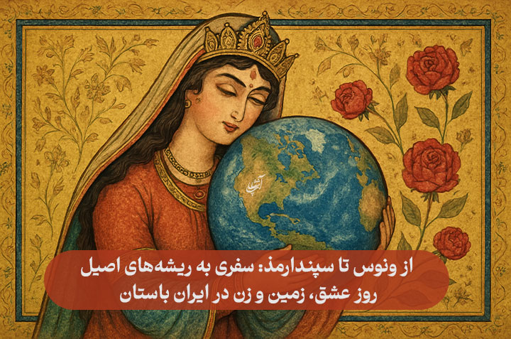 از ونوس تا سپندارمذ: سفری به ریشه‌های اصیل روز عشق، زمین و زن در ایران باستان