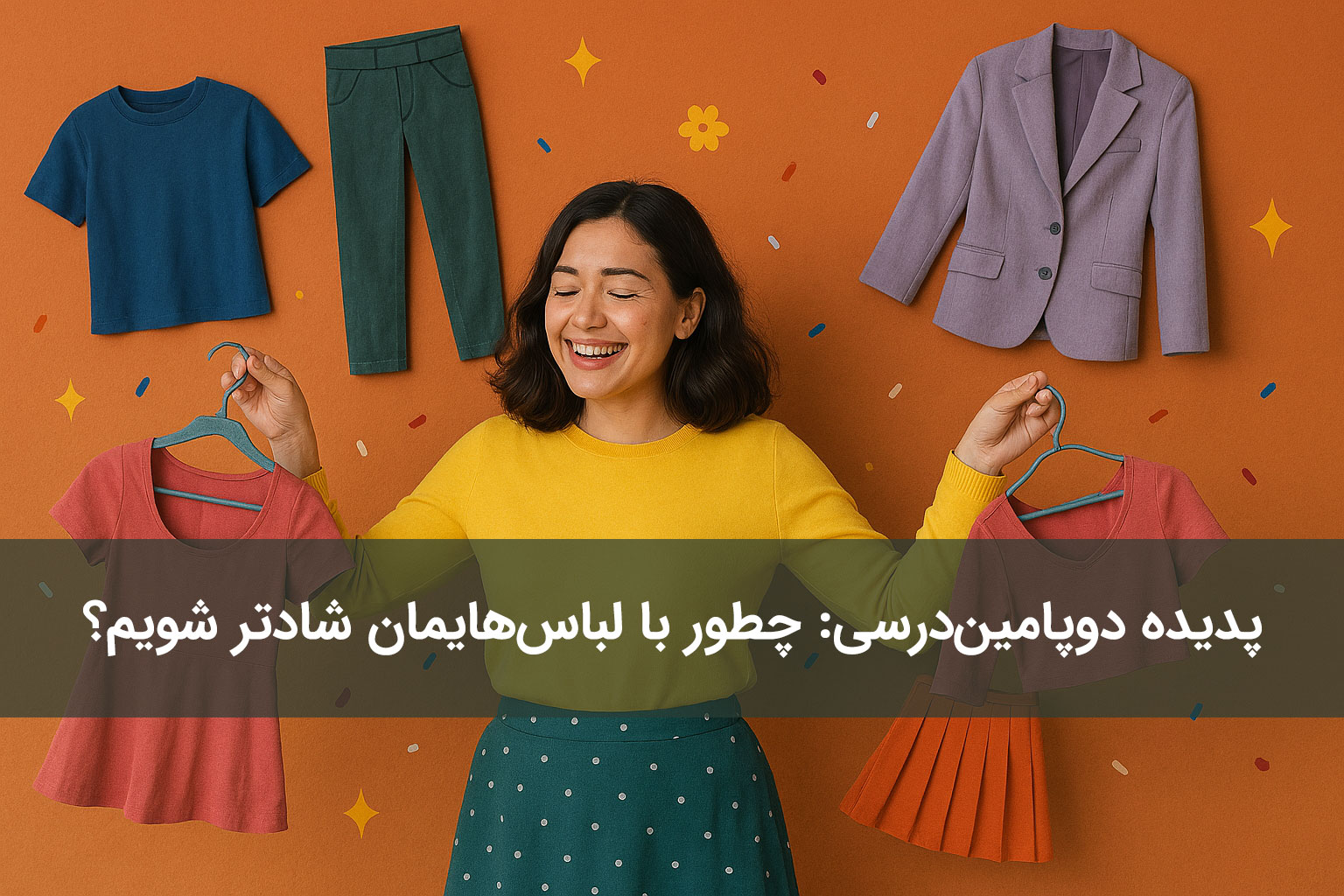پدیده دوپامین‌درسی: چطور با لباس‌هایمان شادتر شویم؟