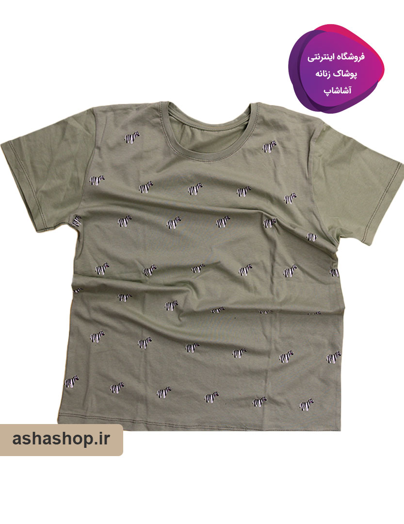 تیشرت طرح زبرا