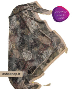 روسری پلیسه طرح ترمه